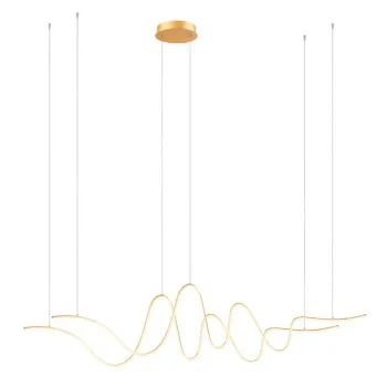 Redo Impuls arany LED függesztett lámpa (RED-01-3622) LED 1 izzós IP20