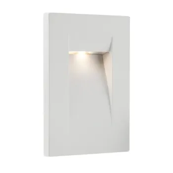 Redo Inner fehér kültéri LED falba építhető lámpa (RED-9548) LED 1 izzós IP65