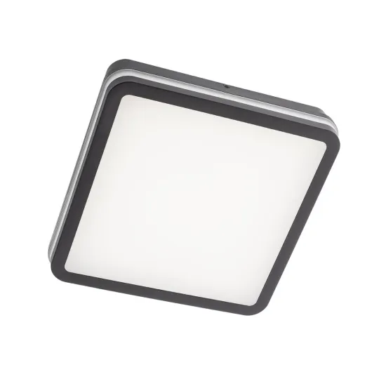 Redo Isola sötétszürke-fehér LED kültéri mennyezeti lámpa (RED-90292) LED 1 izzós IP54