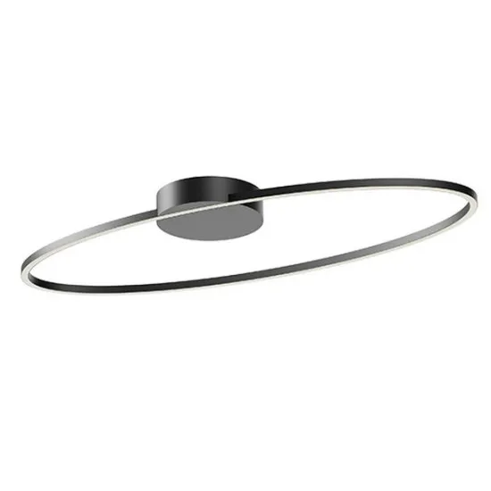 Redo Leo fekete LED mennyezeti lámpa (RED-01-3298) LED 1 izzós IP20