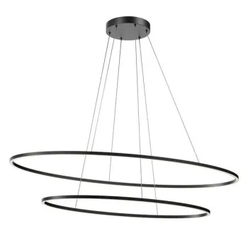 Redo Leo fekete LED függesztett lámpa (RED-01-3343) LED 1 izzós IP20