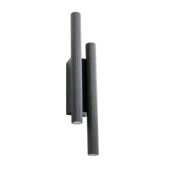 Redo Nikos fekete LED fali lámpa (RED-01-3852) LED 4 izzós IP20