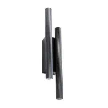 Redo Nikos fekete LED fali lámpa (RED-01-4182) LED 4 izzós IP20