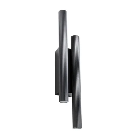 Redo Nikos fekete LED fali lámpa (RED-01-4182) LED 4 izzós IP20