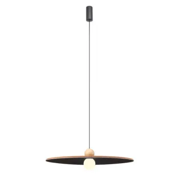 Redo Nuwa barna-fekete LED függesztett lámpa (RED-01-3533) LED 1 izzós IP20