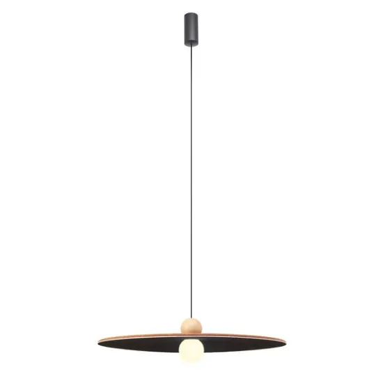 Redo Nuwa barna-fekete LED függesztett lámpa (RED-01-3533) LED 1 izzós IP20