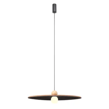 Redo Nuwa barna-fekete LED függesztett lámpa (RED-01-4108) LED 1 izzós IP20