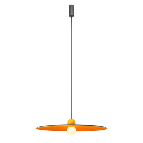 Redo Nuwa narancssárga-fekete LED függesztett lámpa (RED-01-4111) LED 1 izzós IP20