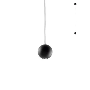 Redo Obo fekete LED beépíthető spotlámpa (RED-01-1834) LED 1 izzós IP20