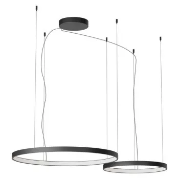 Redo Orion fekete LED függesztett lámpa (RED-01-3881) LED 1 izzós IP20