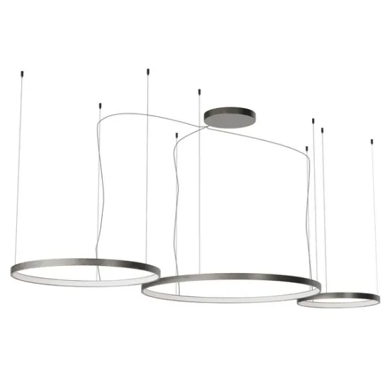 Redo Orion króm LED függesztett lámpa (RED-01-3884) LED 1 izzós IP20