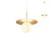 Redo Plato arany-fehér függesztett lámpa (RED-01-2729) E14 1 izzós IP20