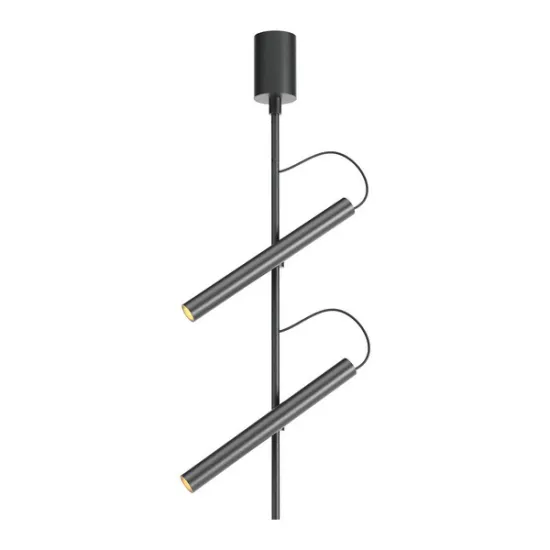 Redo Praxi fekete LED mennyezeti lámpa (RED-01-3712) LED 1 izzós IP20