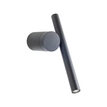 Redo Praxi fehér-fekete LED fali lámpa (RED-01-3983) LED 1 izzós IP20