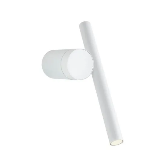 Redo Praxi fehér-fekete LED fali lámpa (RED-01-4265) LED 1 izzós IP20