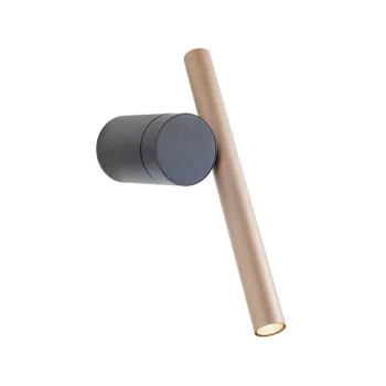 Redo Praxi barna-fekete LED fali lámpa (RED-01-4270) LED 1 izzós IP20