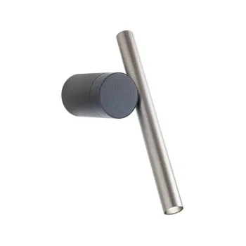 Redo Praxi króm-fekete LED fali lámpa (RED-01-4274) LED 1 izzós IP20