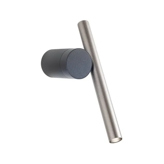 Redo Praxi króm-fekete LED fali lámpa (RED-01-4274) LED 1 izzós IP20