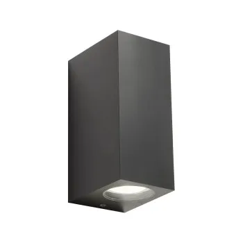 Redo Punta sötétszürke kültéri fali lámpa (RED-90152) GU10 2 izzós IP44