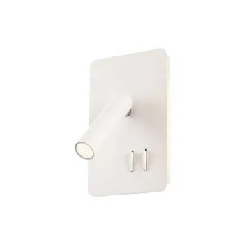 Redo Quda fehér LED fali lámpa (RED-01-2979) LED 2 izzós IP20