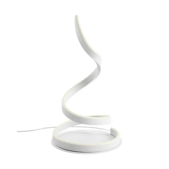 Redo Scroll fehér LED asztali lámpa (RED-01-4278) LED 1 izzós IP20