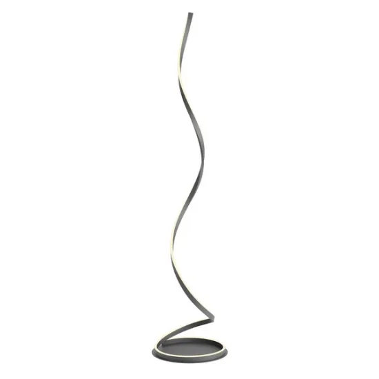 Redo Scroll fekete LED állólámpa (RED-01-4283) LED 1 izzós IP20