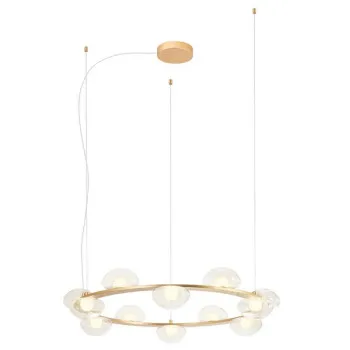 Redo Sinclair arany-átlátszó LED függesztett lámpa (RED-01-3251) LED 1 izzós IP20 Redo Sinclair arany-átlátszó LED függesztett lámpa (RED-01-3251) LED 1 izzós IP20