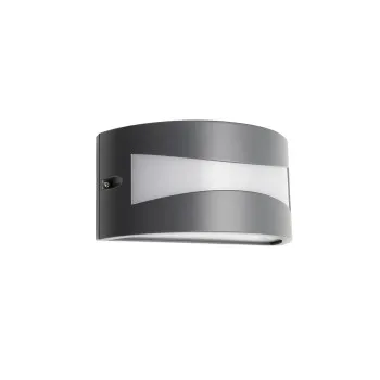 Redo Smarter Asti sötétszürke-fehér LED kültéri fali lámpa (RED-90188) LED 1 izzós IP54