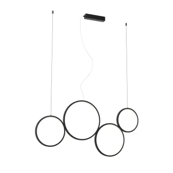 Redo Smarter Athena fekete LED függesztett lámpa (RED-01-3384) LED 1 izzós IP20