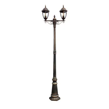 Redo Smarter Sevilla antik arany-átlátszó kültéri állólámpa (RED-9609) E27 1 izzós IP44