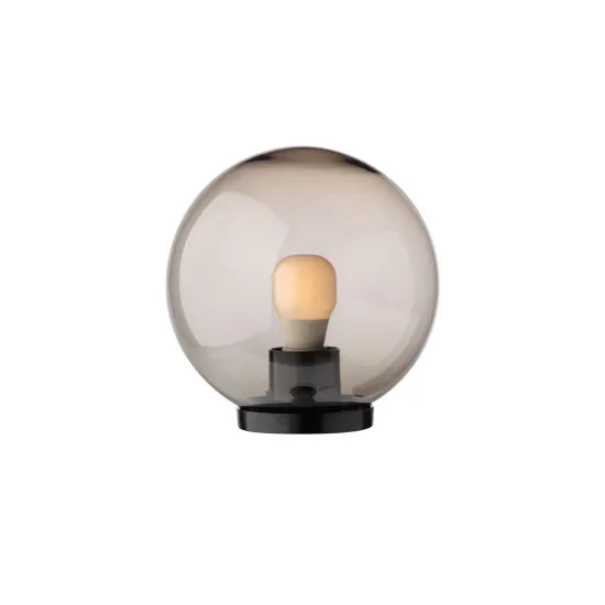 Redo Smarter Sfera fekete-füstszínű kültéri mennyezeti lámpa (RED-9760) E27 1 izzós IP44