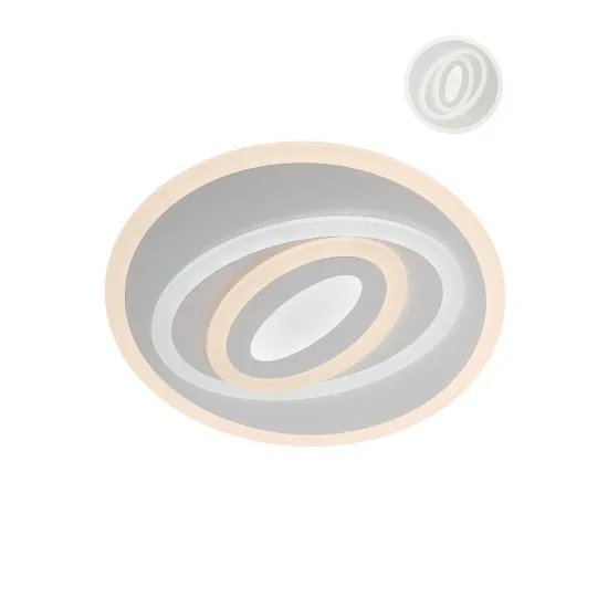 Redo Smarter Stratos fehér LED mennyezeti lámpa (RED-01-2335) LED 1 izzós IP20