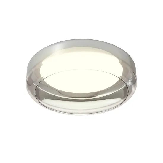 Redo Solera fekete-átlátszó LED mennyezeti lámpa (RED-01-3590) LED 1 izzós IP20