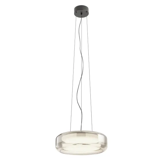 Redo Solera fekete-átlátszó LED függesztett lámpa (RED-01-3592) LED 1 izzós IP20