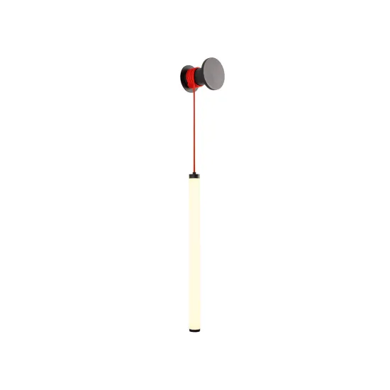 Redo Swing fekete-piros LED fali lámpa (RED-01-3302) LED 1 izzós IP20