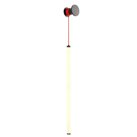 Redo Swing fekete-piros LED fali lámpa (RED-01-3304) LED 1 izzós IP20