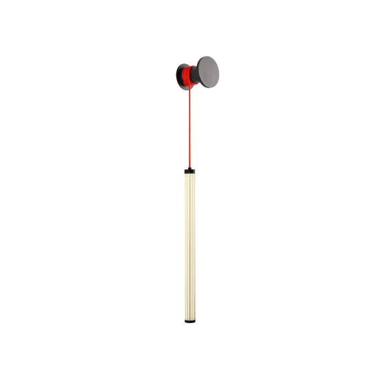 Redo Swing fekete-piros LED fali lámpa (RED-01-3362) LED 1 izzós IP20