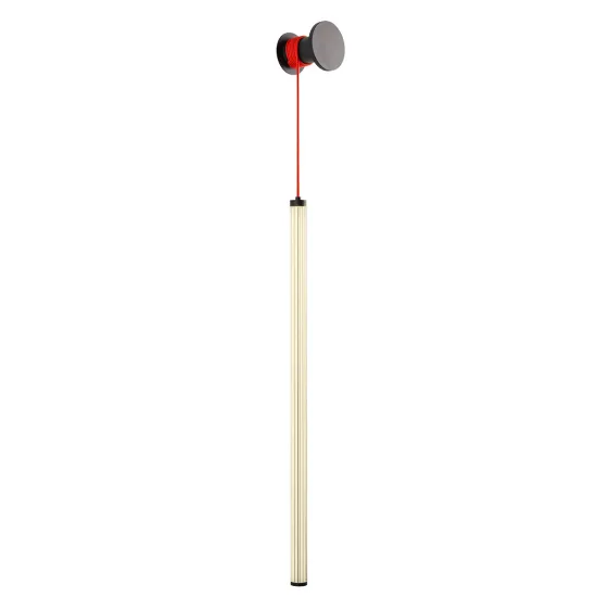 Redo Swing fekete-piros LED fali lámpa (RED-01-3364) LED 1 izzós IP20