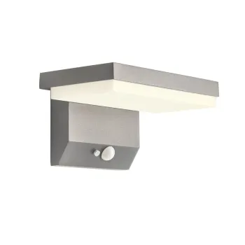 Redo Taiyo szürke-fehér vízvédett LED kültéri napelemes állólámpa (RED-90535) LED 1 izzós IP54