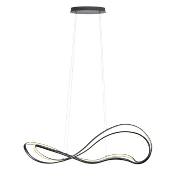 Redo Tempest fekete LED függesztett lámpa (RED-01-3599) LED 1 izzós IP20