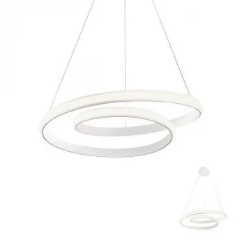 Redo Torsion fehér LED függesztett lámpa (RED-01-1888) LED 1 izzós IP20