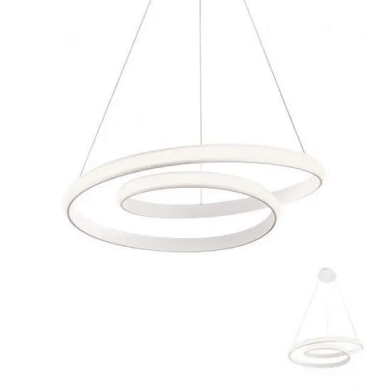 Redo Torsion fehér LED függesztett lámpa (RED-01-1888) LED 1 izzós IP20