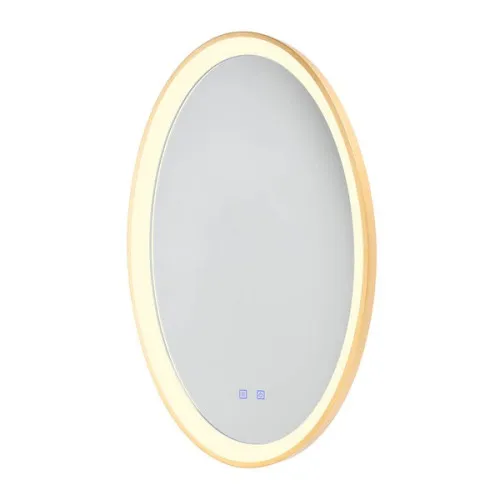 Redo Vanity arany-fehér fürdőszobai tükrös LED fali lámpa (RED-01-3822) LED 1 izzós IP44