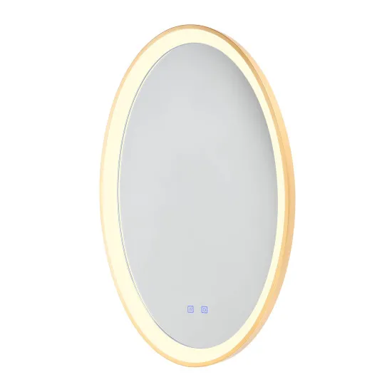 Redo Vanity arany-fehér fürdőszobai tükrös LED fali lámpa (RED-01-3822) LED 1 izzós IP44