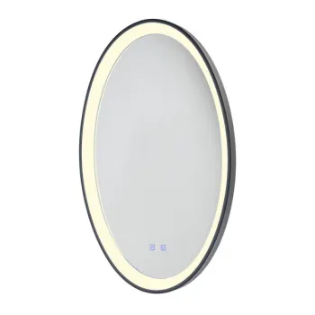 Redo Vanity fekete-fehér fürdőszobai tükrös LED fali lámpa (RED-01-3823) LED 1 izzós IP44 Redo Vanity fekete-fehér fürdőszobai tükrös LED fali lámpa (RED-01-3823) LED 1 izzós IP44