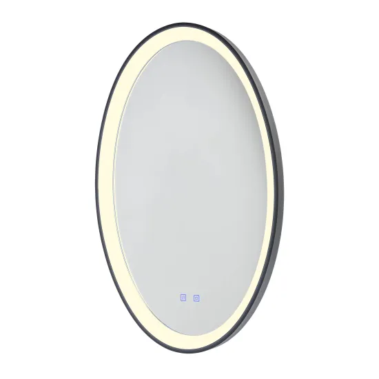 Redo Vanity fekete-fehér fürdőszobai tükrös LED fali lámpa (RED-01-3823) LED 1 izzós IP44
