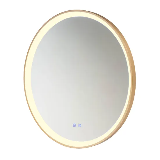 Redo Vanity arany-fehér fürdőszobai tükrös LED fali lámpa (RED-01-3825) LED 1 izzós IP44