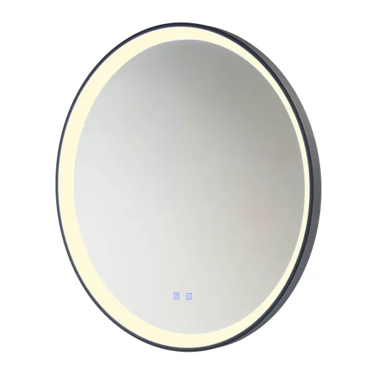 Redo Vanity fekete-fehér fürdőszobai tükrös LED fali lámpa (RED-01-3826) LED 1 izzós IP44
