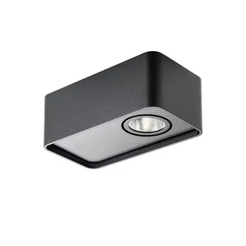 Redo Yuki fekete LED mennyezeti lámpa (RED-01-3688) LED 1 izzós IP20