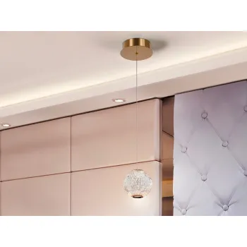 SCHULLER AUSTRAL arany függesztett lámpa (SCH-354004) LED 1 izzós IP20